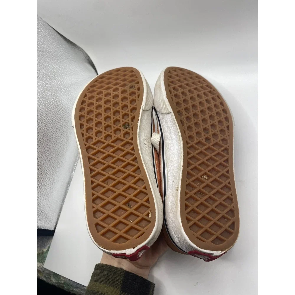 Set of 3 pairs Vans Ward Low Multi‎ Color Pastel Pink Canvas Kids Shoes Size 1.0
